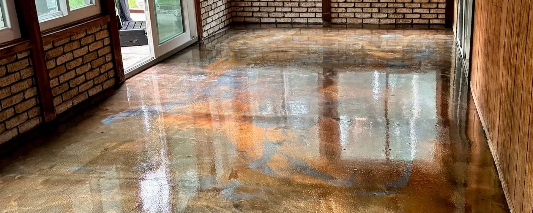 A shiny new life floor